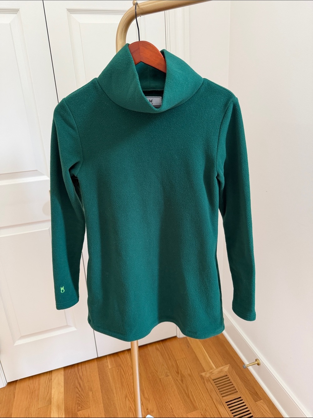 Dudley Stephen’s Green Funnel Neck Sweater